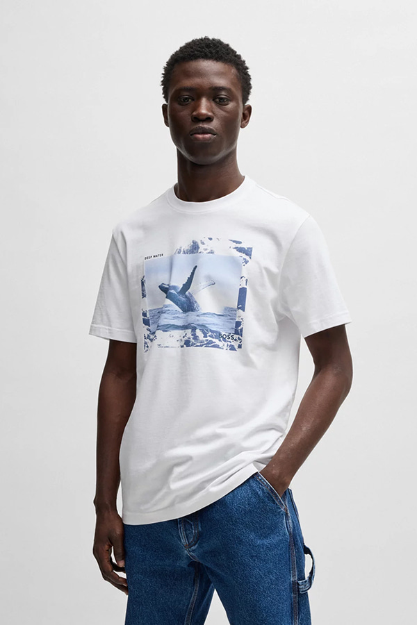 ΜΠΛΟΥΖΑ BOSS - 100 ΛΕΥΚΟ